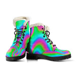 Abstract Psychedelic Trippy Print Comfy Boots GearFrost