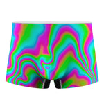 Abstract Psychedelic Trippy Print Men's Boxer Briefs