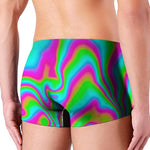 Abstract Psychedelic Trippy Print Men's Boxer Briefs