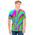 Abstract Psychedelic Trippy Print Men's T-Shirt