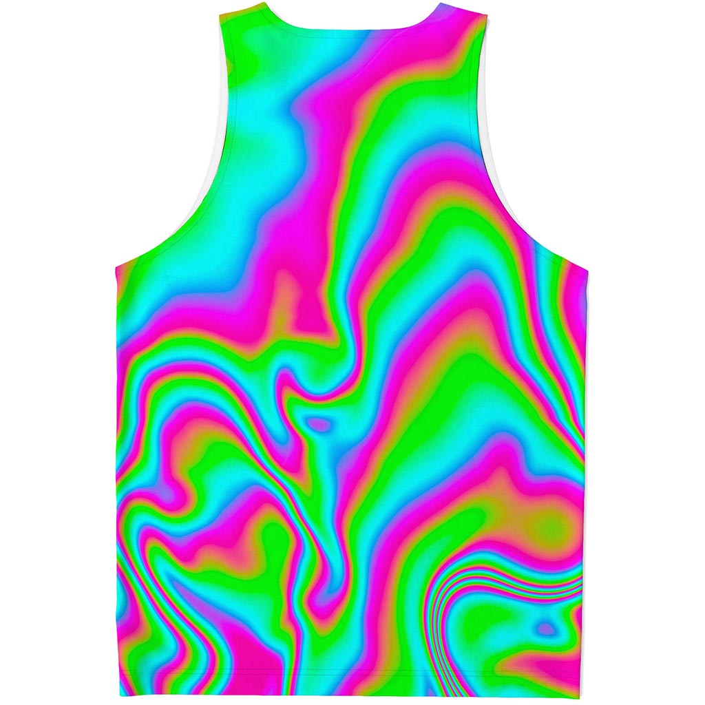 Abstract Psychedelic Trippy Print Men's Tank Top