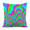 Abstract Psychedelic Trippy Print Pillow Cover