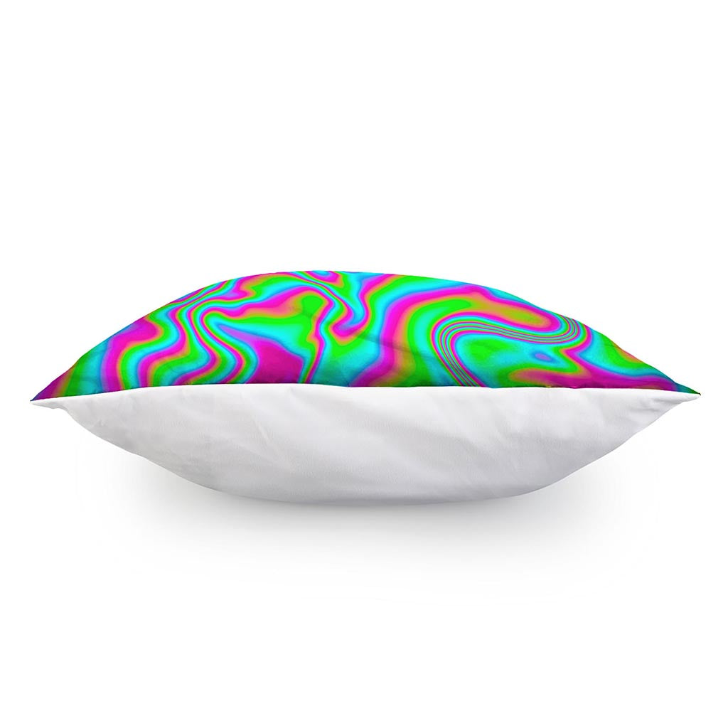 Abstract Psychedelic Trippy Print Pillow Cover