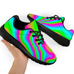 Abstract Psychedelic Trippy Print Sport Shoes GearFrost