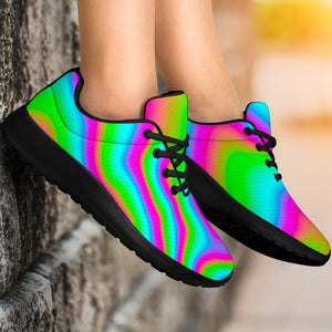 Abstract Psychedelic Trippy Print Sport Shoes GearFrost