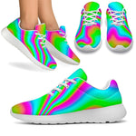 Abstract Psychedelic Trippy Print Sport Shoes GearFrost