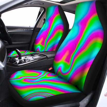 Abstract Psychedelic Trippy Print Universal Fit Car Seat Covers