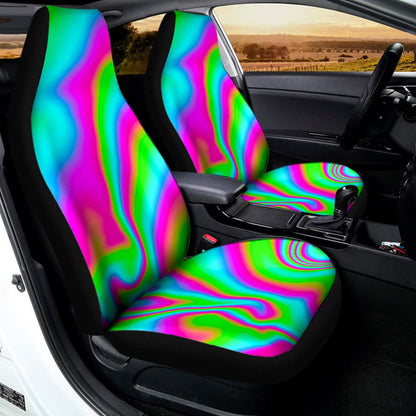 Abstract Psychedelic Trippy Print Universal Fit Car Seat Covers