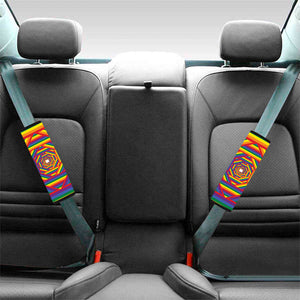 Abstract Rainbow LGBT Stripes Print Car Seat Belt Covers