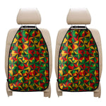 Abstract Reggae Pattern Print Car Seat Organizers
