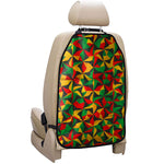 Abstract Reggae Pattern Print Car Seat Organizers