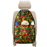 Abstract Reggae Pattern Print Car Seat Organizers