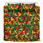 Abstract Reggae Pattern Print Duvet Cover Bedding Set
