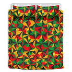 Abstract Reggae Pattern Print Duvet Cover Bedding Set