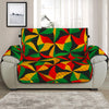 Abstract Reggae Pattern Print Half Sofa Protector