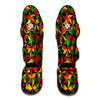 Abstract Reggae Pattern Print Muay Thai Shin Guard