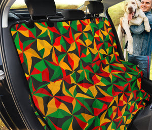 Abstract Reggae Pattern Print Pet Car Back Seat Cover