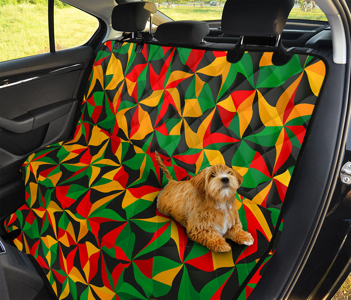 Abstract Reggae Pattern Print Pet Car Back Seat Cover