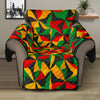 Abstract Reggae Pattern Print Recliner Protector