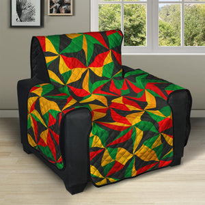 Abstract Reggae Pattern Print Recliner Protector