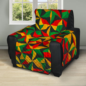 Abstract Reggae Pattern Print Recliner Protector