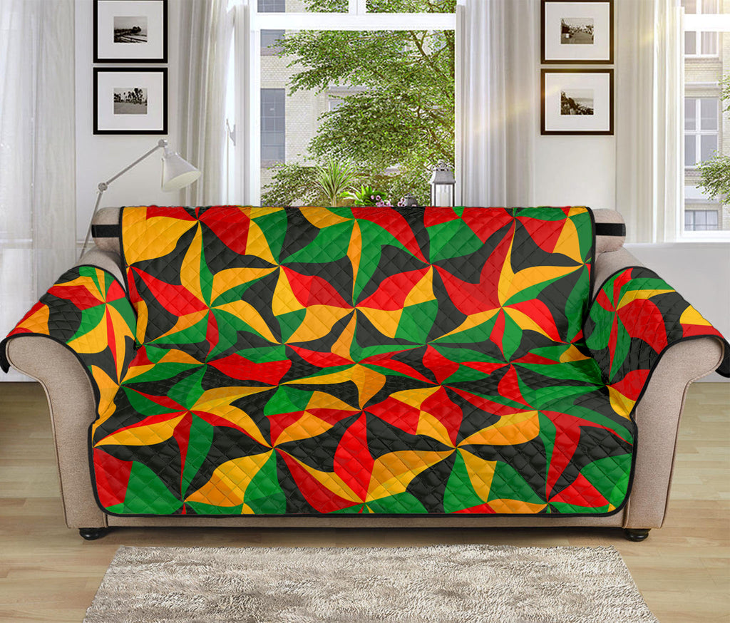 Abstract Reggae Pattern Print Sofa Protector