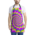 Abstract Spiral Moving Optical Illusion Apron