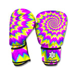 Abstract Spiral Moving Optical Illusion Boxing Gloves
