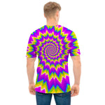 Abstract Spiral Moving Optical Illusion Men's T-Shirt