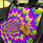 Abstract Spiral Moving Optical Illusion Pet Car Back Seat Cover