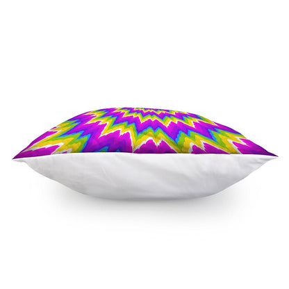 Abstract Spiral Moving Optical Illusion Pillow Cover