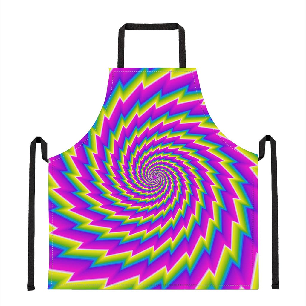 Abstract Twisted Moving Optical Illusion Apron