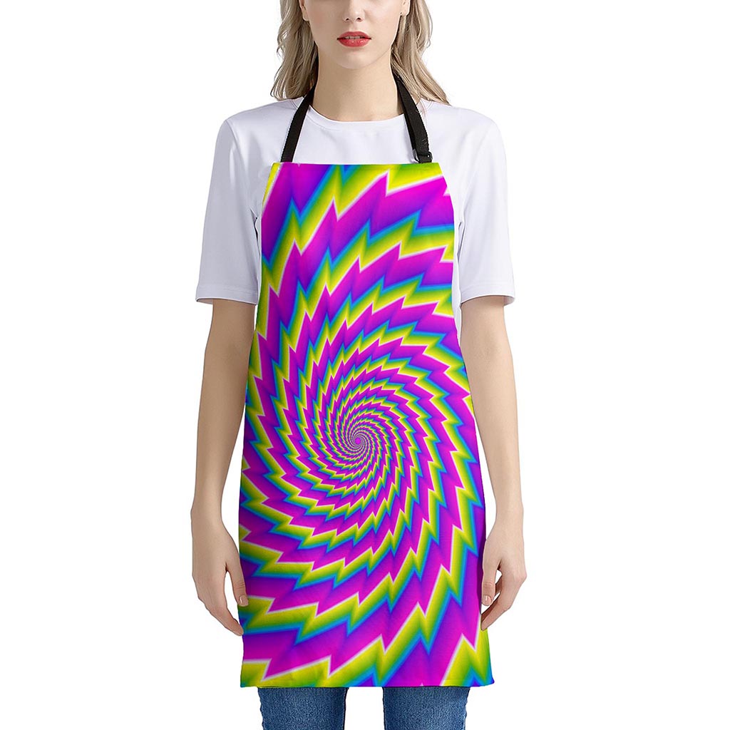 Abstract Twisted Moving Optical Illusion Apron