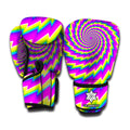 Abstract Twisted Moving Optical Illusion Boxing Gloves