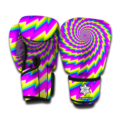 Abstract Twisted Moving Optical Illusion Boxing Gloves