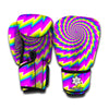 Abstract Twisted Moving Optical Illusion Boxing Gloves