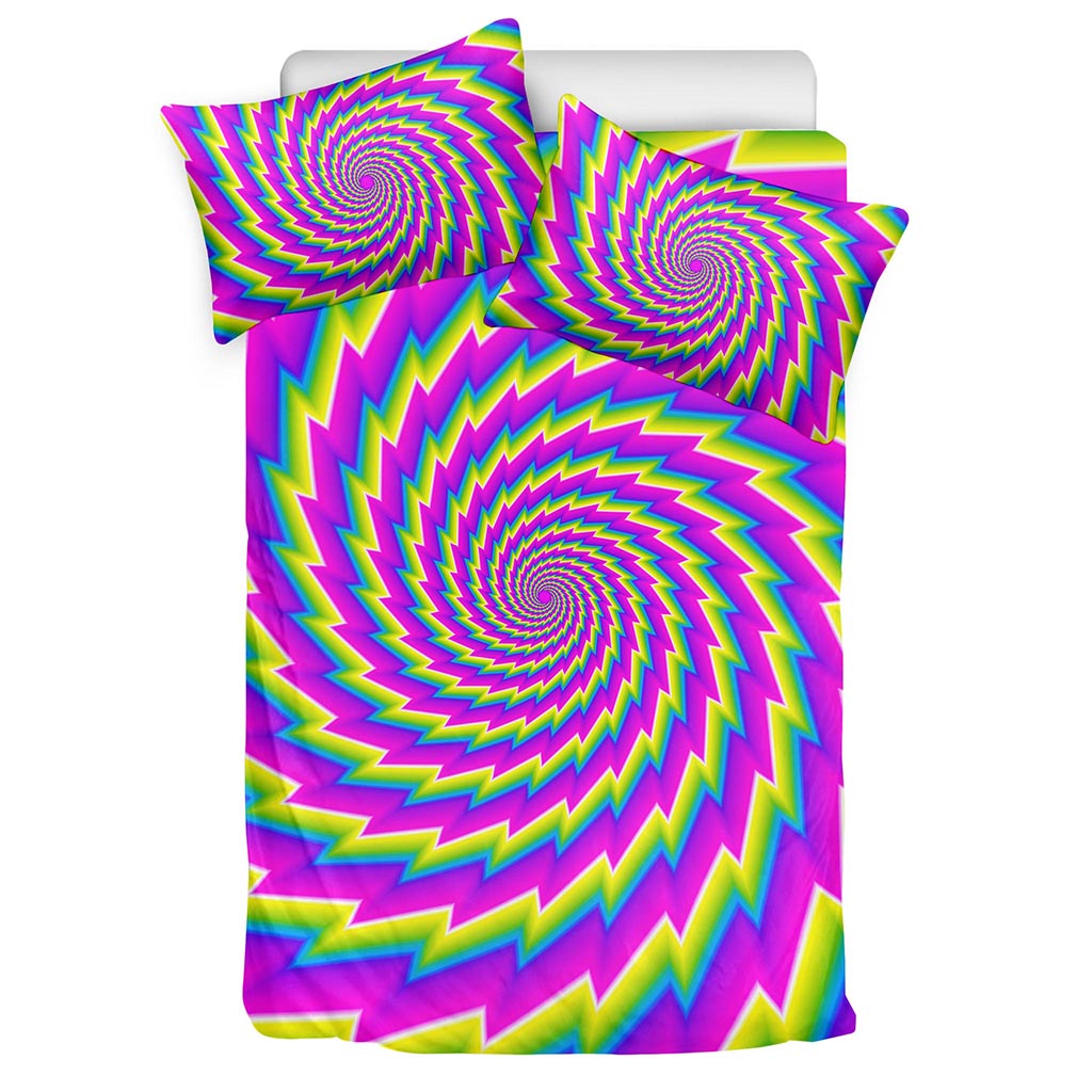 Abstract Twisted Moving Optical Illusion Duvet Cover Bedding Set