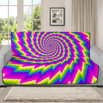 Abstract Twisted Moving Optical Illusion Futon Protector