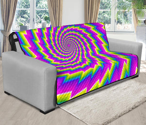 Abstract Twisted Moving Optical Illusion Futon Protector