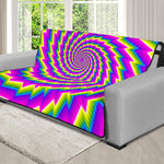 Abstract Twisted Moving Optical Illusion Futon Protector