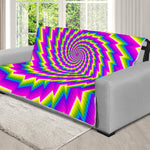 Abstract Twisted Moving Optical Illusion Futon Protector