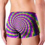 Abstract Twisted Moving Optical Illusion Men's Boxer Briefs