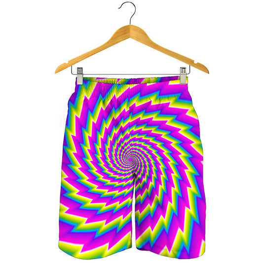 Abstract Twisted Moving Optical Illusion Men's Shorts