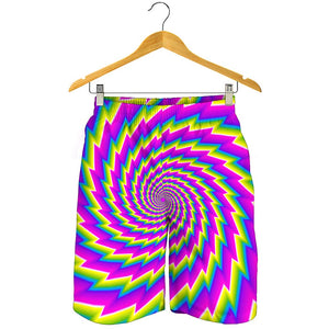 Abstract Twisted Moving Optical Illusion Men's Shorts
