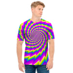 Abstract Twisted Moving Optical Illusion Men's T-Shirt