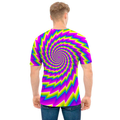 Abstract Twisted Moving Optical Illusion Men's T-Shirt