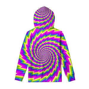 Abstract Twisted Moving Optical Illusion Pullover Hoodie