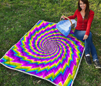 Abstract Twisted Moving Optical Illusion Quilt
