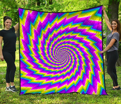 Abstract Twisted Moving Optical Illusion Quilt