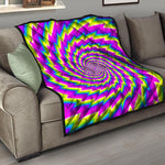 Abstract Twisted Moving Optical Illusion Quilt